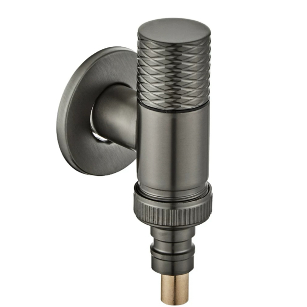 Gun Grey Knurled U'u Suavai Taofi Angle Valve