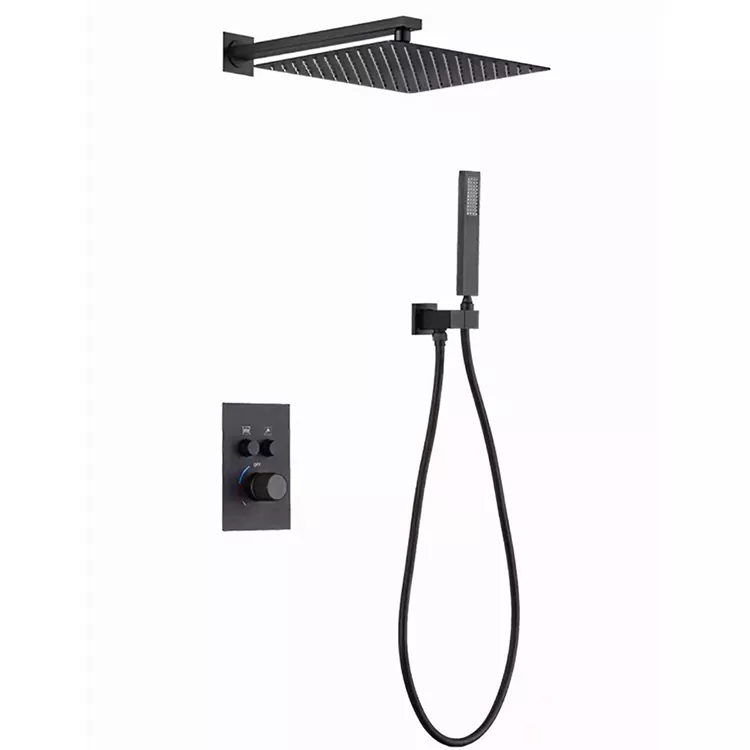 I-Wall Square Overhead Pressurized Shower Ulu