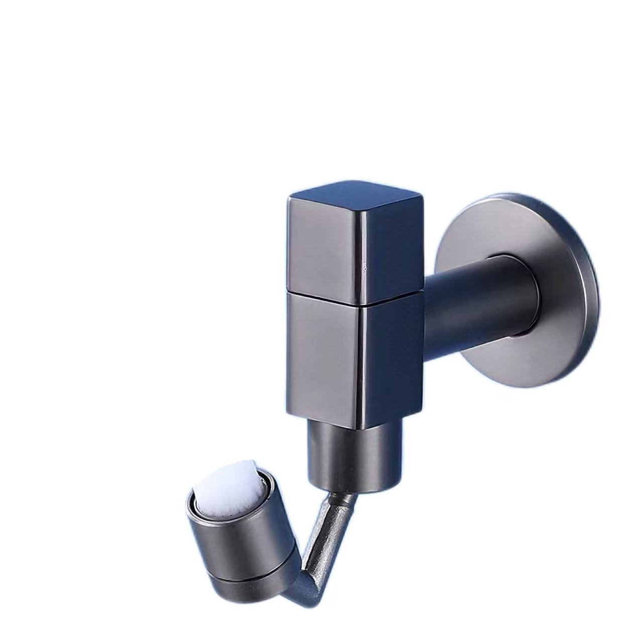 Minimalist Grey Swirl Faucet Fa'amau i puipui