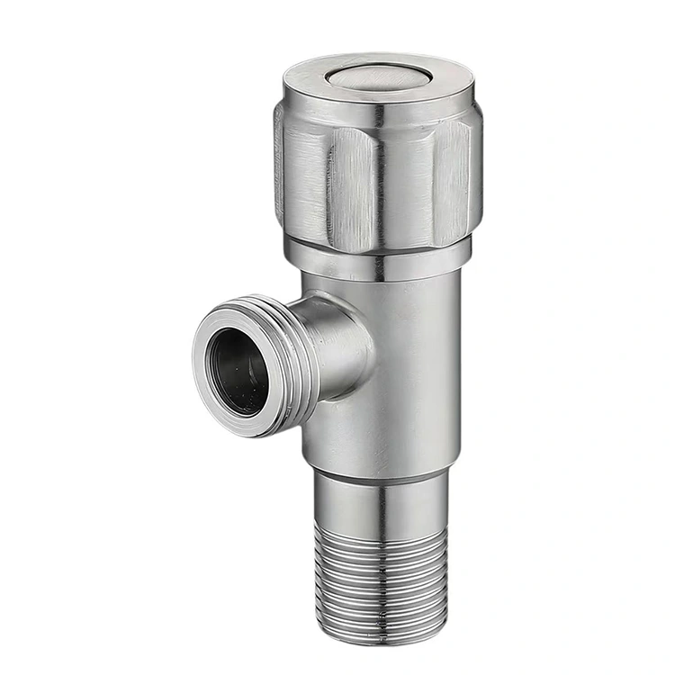 Ono-Spoke Knob Male Inlet Angle Stop Valve